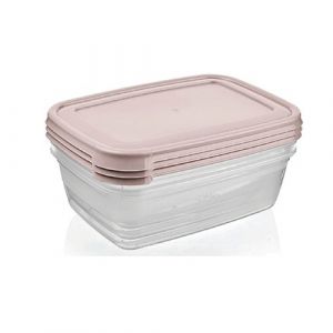 Lot de 3 boites de conservation rectangulaire