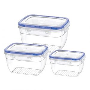 Lot de 3 boites de conservation rectangulaire