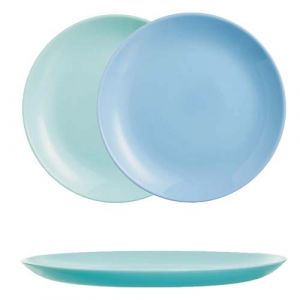 Assiette dessert blue
