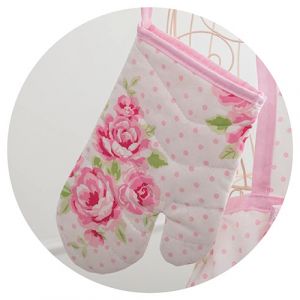 Gant de cuisine rose