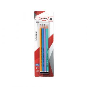Lot de 4 crayons à papier
