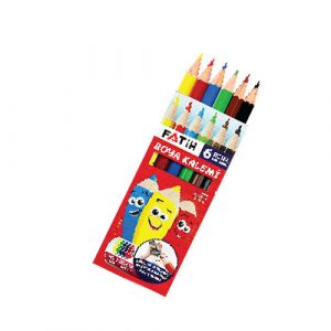 Lot de 6 crayons de couleur