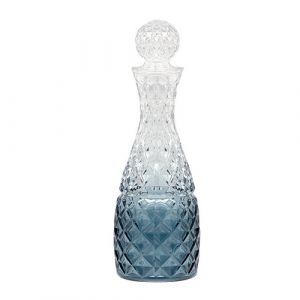 Carafe colorée en verre