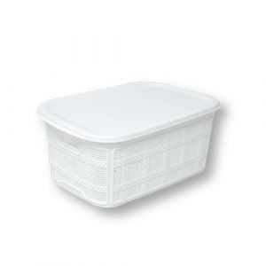 Panier de rangement avec couvercle