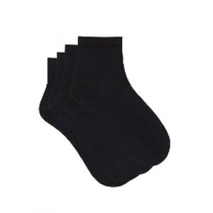 Chaussette demi noir pour homme