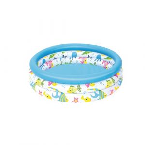 Piscine gonflable couleur corail