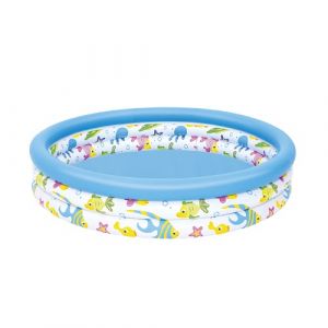 Piscine gonflable couleur corail