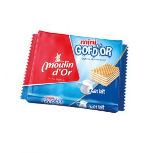 Lot 2 gaufrettes au lait