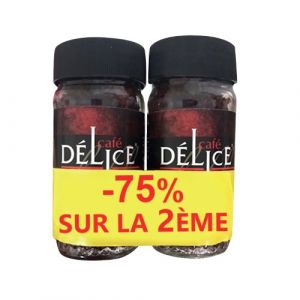 Lot de 2 café soluble