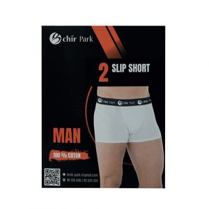 Lot de 2 slips short noir ou gris homme