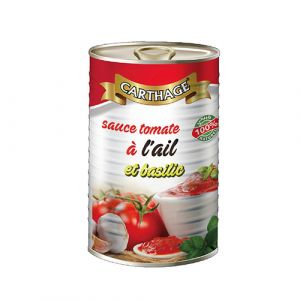 Sauce tomate à l'ail basilic