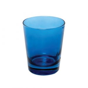 Verre couleur bleu