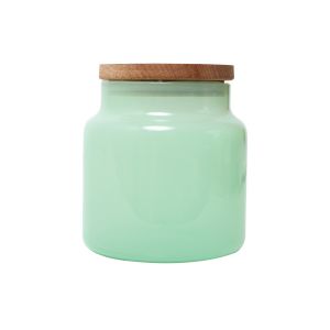 Pot avec couvercle en bois