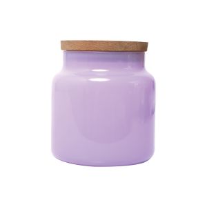 Pot avec couvercle en bois