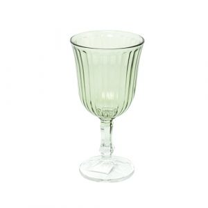 Verre à pied en vert