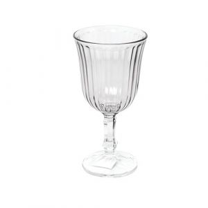 Verre à pied couleur fumée