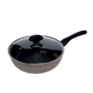 Sauteuse marron et champagne