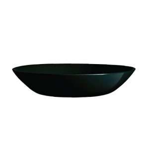Assiette calotte noir