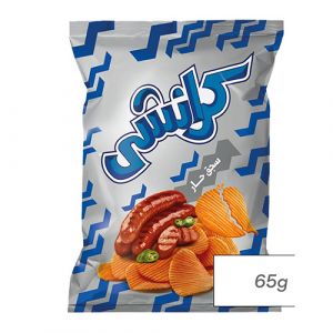 Chips crunchy sausage