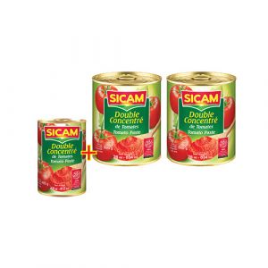 Lot de 2 double concentration tomate