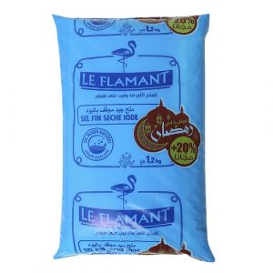 Sel fin séché iodé