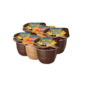 Lot de 6 crème dessert chocolat