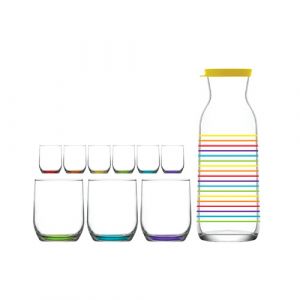 Coffret carafe avec 6 verres