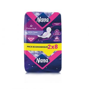 Pack de 2 serviette duo maxi extra nuit