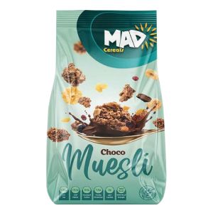 Muesli flocon d'avoine banane et chocolat