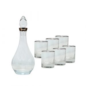 Coffret de 6 verres avec carafe