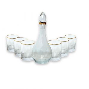 Lot de 6 verres avec carafe 