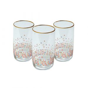 Lot de 3 verres gold