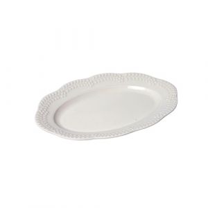 Assiette ovale en porcelaine