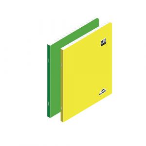 Cahier polypro pique rouge  