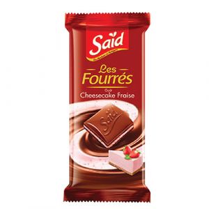 chocolat fourrée cheesecake fraise