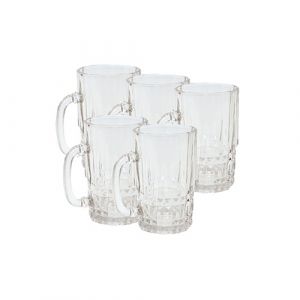 Coffret de 5 verres à thé