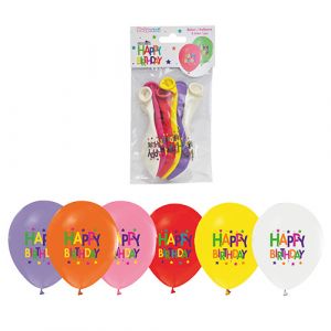 Lot de 6 ballons superstar