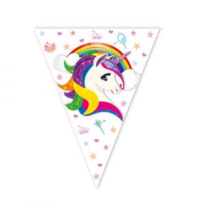 Bannière thème rainbow unicorn