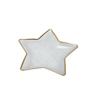 Assiette en forme d'étoile