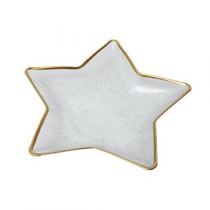 Assiette en forme d'étoile