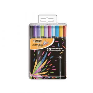 Lot de 10 stylos feutres pointe fine