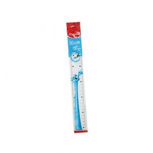 Règle plate en plastique transparent