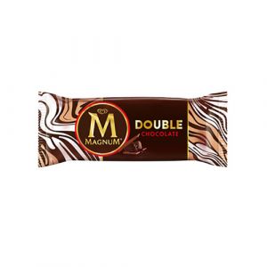2 glaces  double chocolat 