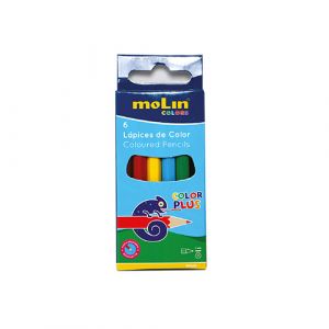 Lot de 6 crayons de couleurs