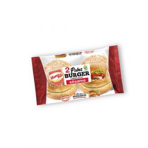 Pain burger au sésame