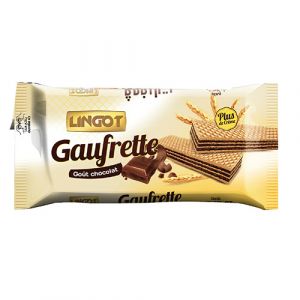 Lot 2 gaufrettes gout chocolat