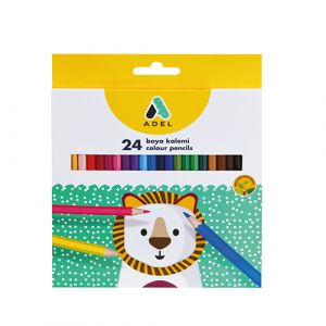 Lot de 24 crayons de coloriage