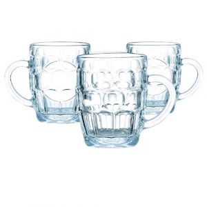 Lot de 3 mugs en verre