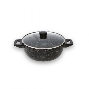 Faitout avec couvercle en verre