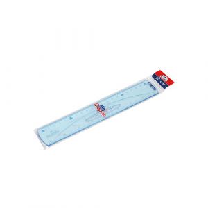 Règle plate en plastique